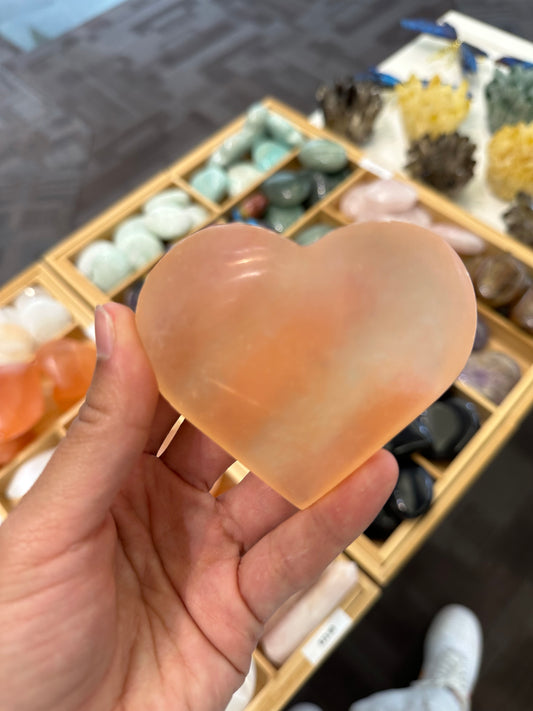 Heart-Shaped(Polished) Love Crystals - Medium